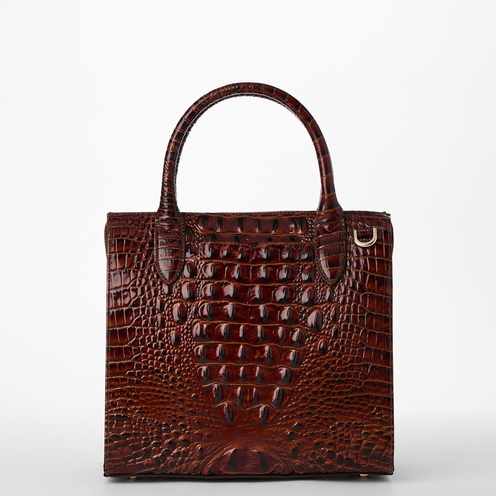 Brahmin Small Caroline - Pecan Palawan