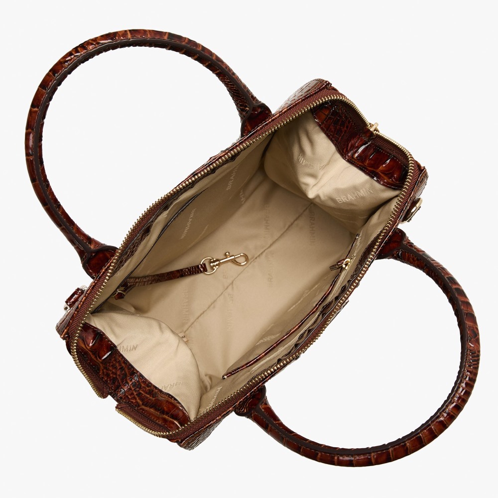 Brahmin Small Caroline - Pecan Palawan
