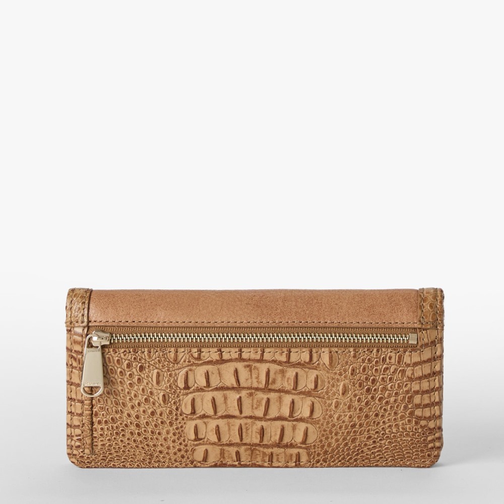 Brahmin Ady Leather Wallet - Tiramisu Adrift