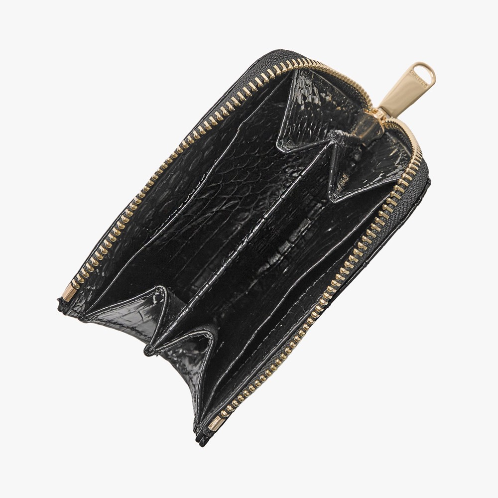 Brahmin Anita Leather Wallet - Black Melbourne