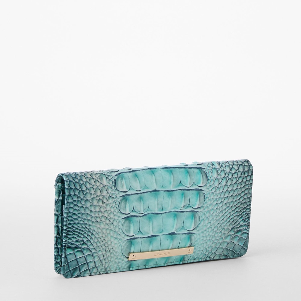 Brahmin Ady Leather Wallet - Spearmint Ombre Melbourne