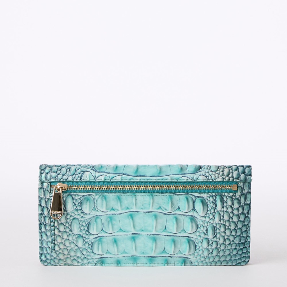 Brahmin Ady Leather Wallet - Spearmint Ombre Melbourne
