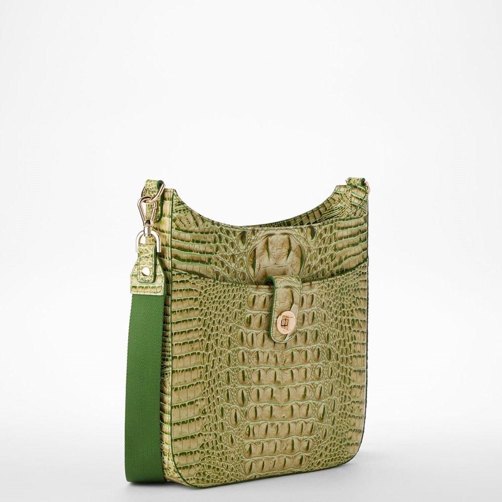 Brahmin Leia Leather Crossbody - Fern Melbourne