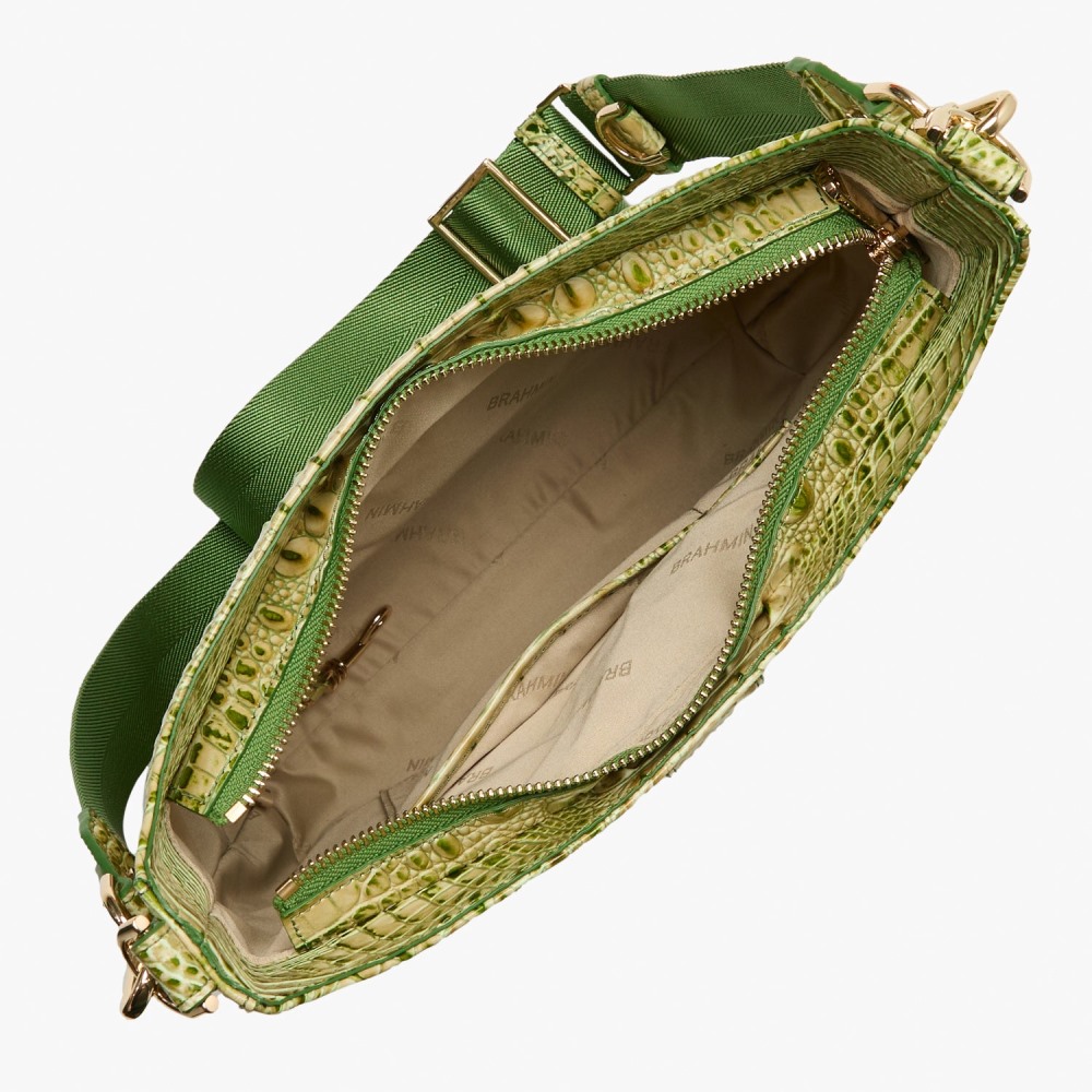 Brahmin Leia Leather Crossbody - Fern Melbourne
