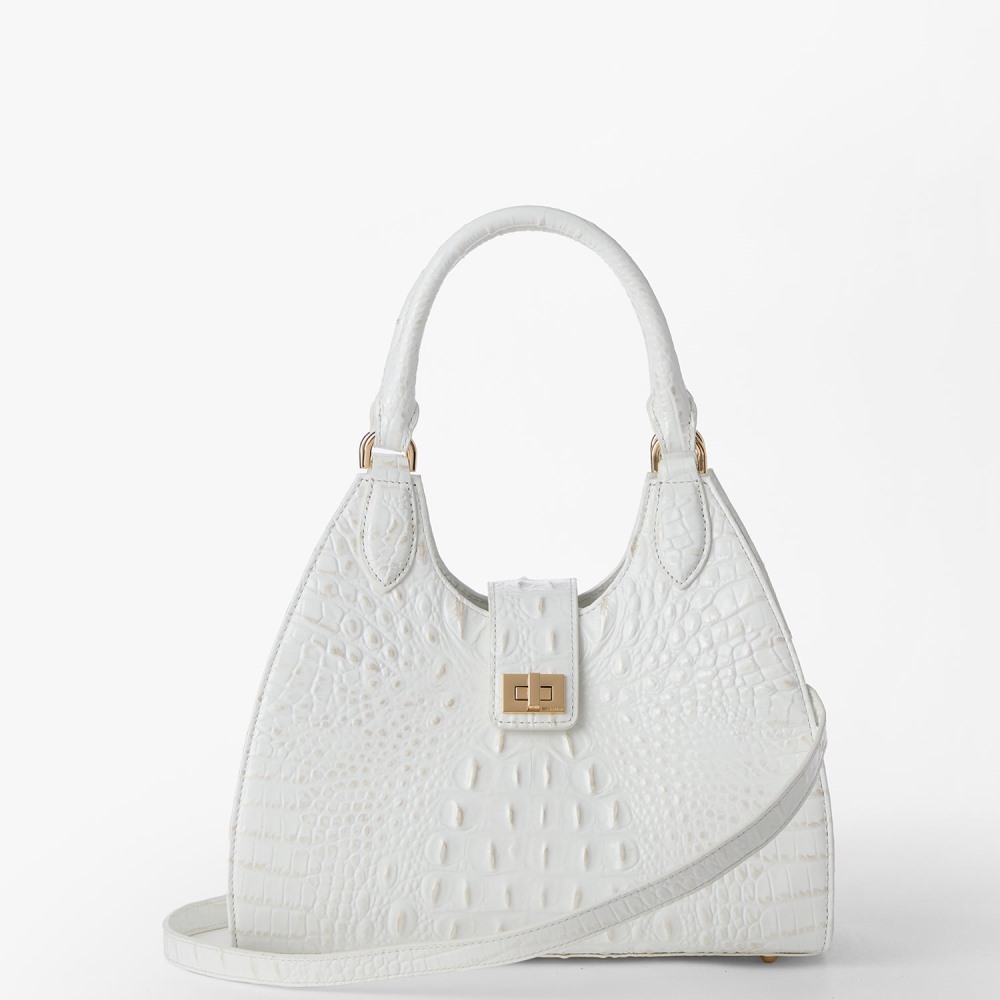 Brahmin Adrian - Sea Salt White Melbourne