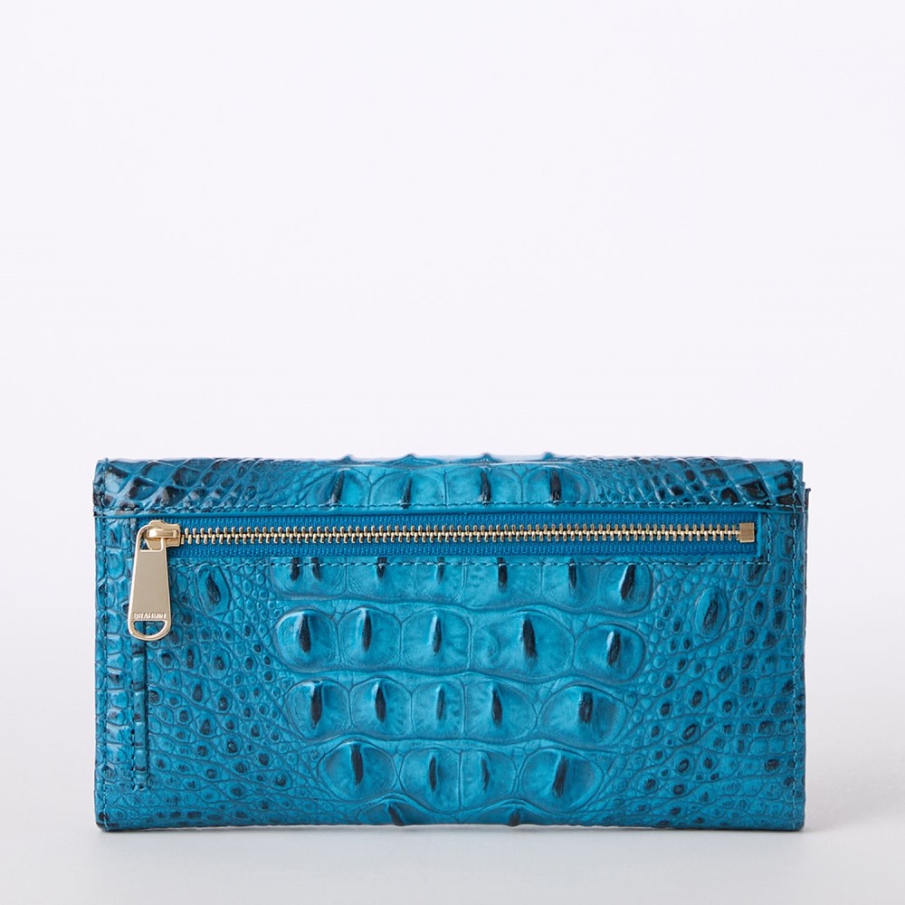 Brahmin Cordelia Leather Wallet - Vibrant Azure
