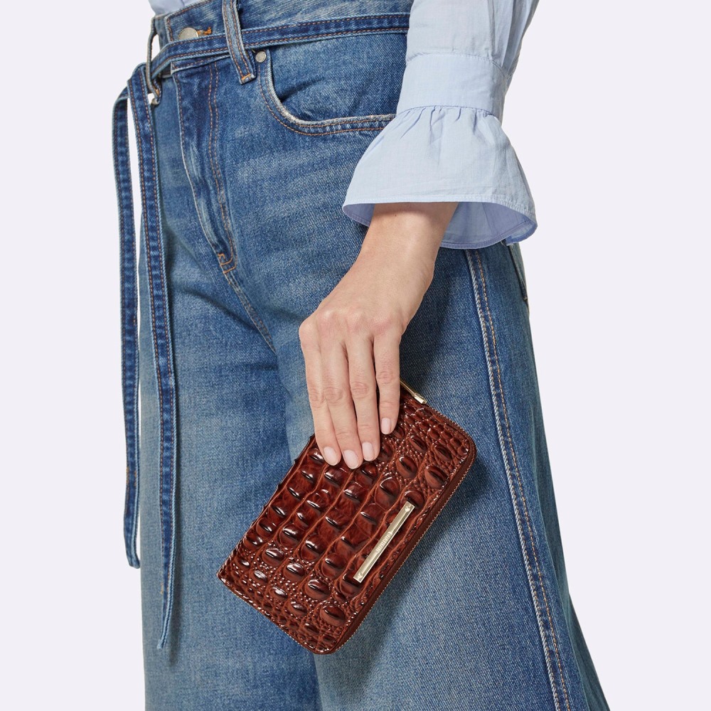 Brahmin Suri Leather Wallet - Pecan Melbourne
