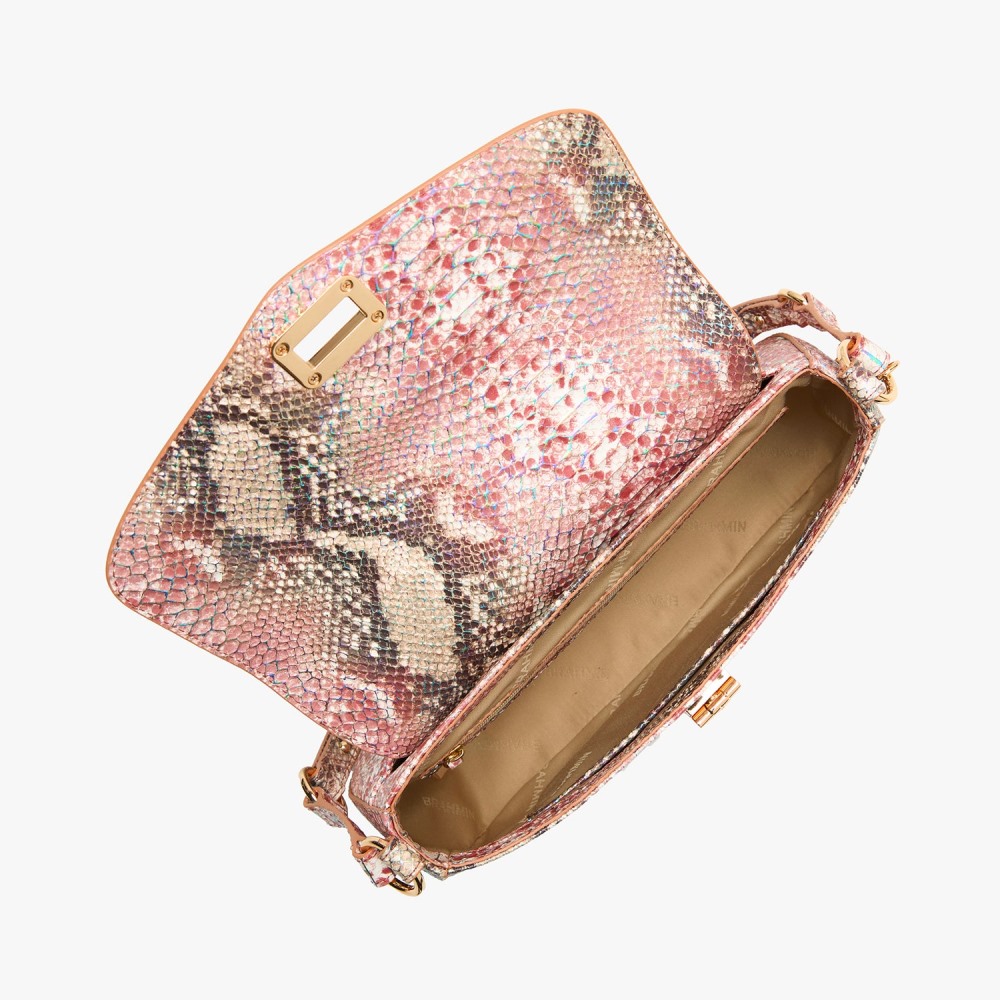 Brahmin Nerida Leather Shoulder Bag - Multi Skyterra