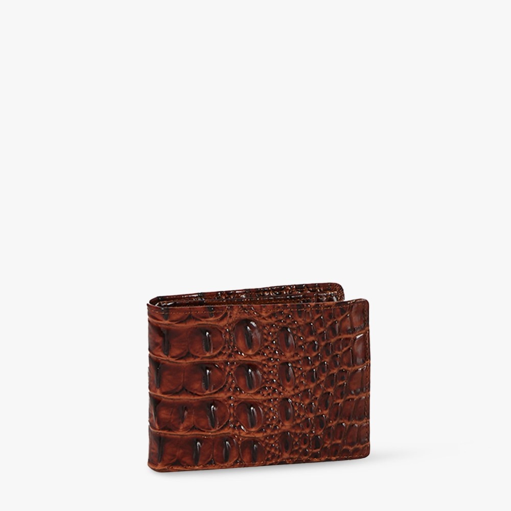 Brahmin Billfold Leather Wallet - Pecan Melbourne