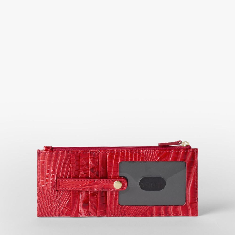 Brahmin Credit Card Leather Wallet - Embrace Ombre Melbourne