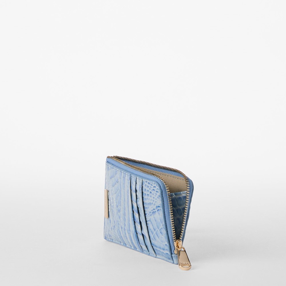 Brahmin Lennon Leather Wallet - Heavenly Blue Melbourne