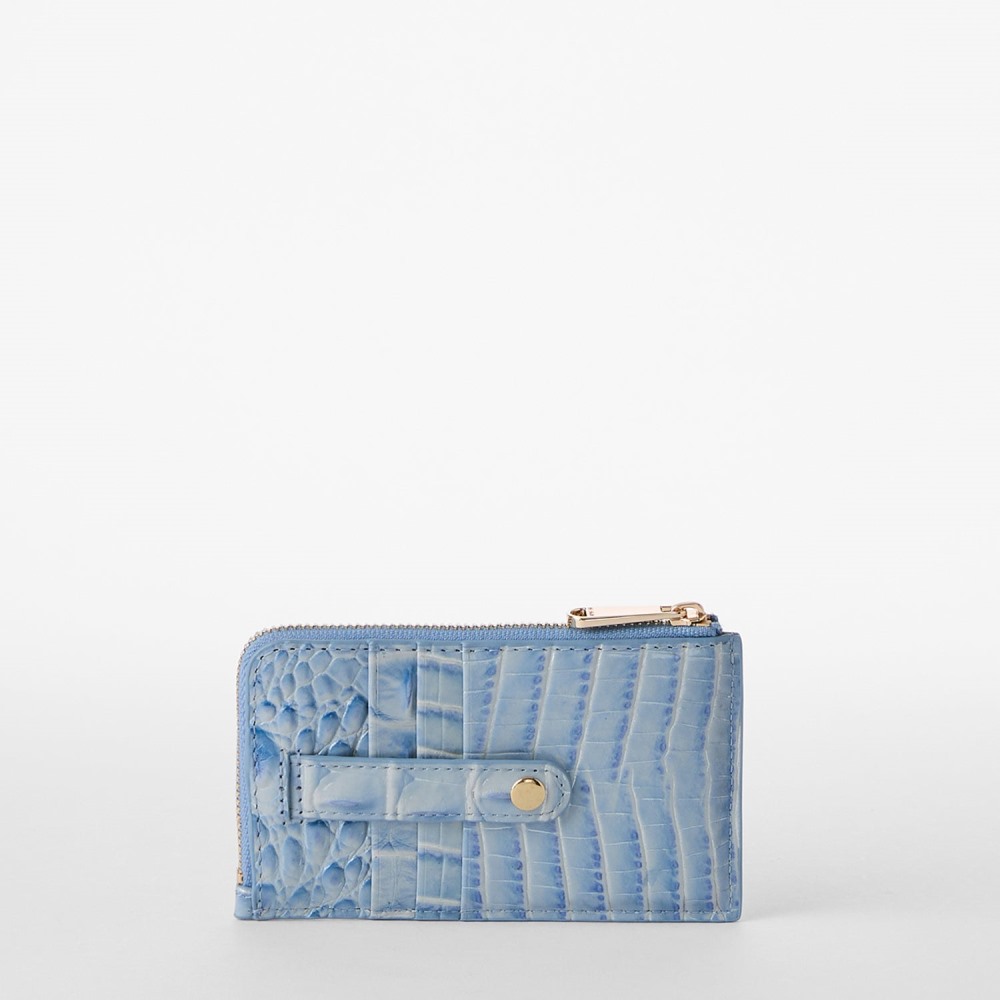 Brahmin Lennon Leather Wallet - Heavenly Blue Melbourne