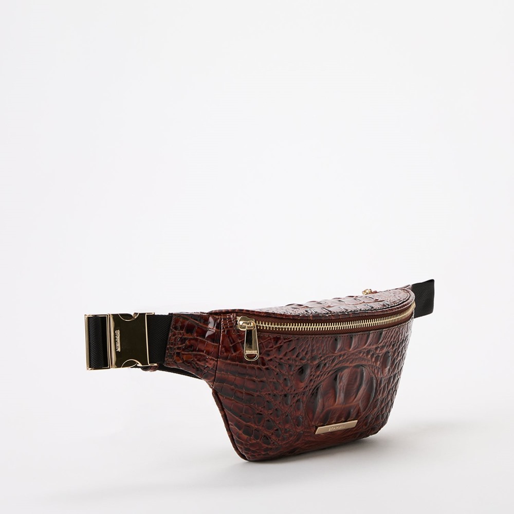 Brahmin Hollis Leather Belt Bag - Pecan Melbourne