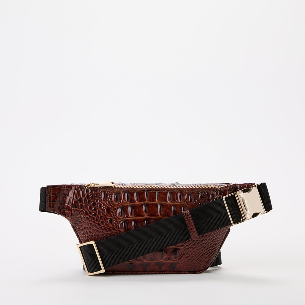 Brahmin Hollis Leather Belt Bag - Pecan Melbourne