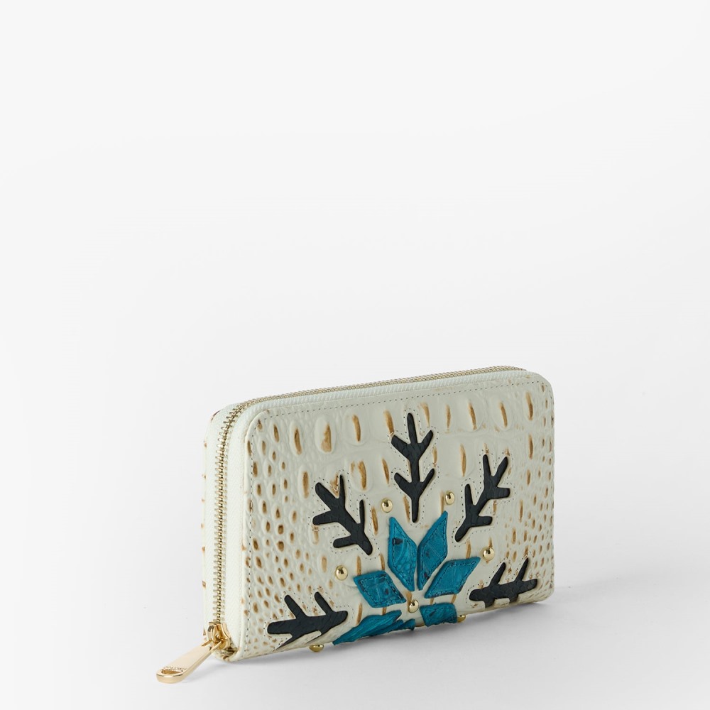 Brahmin Suri Leather Wallet - Snowball Snowdrift