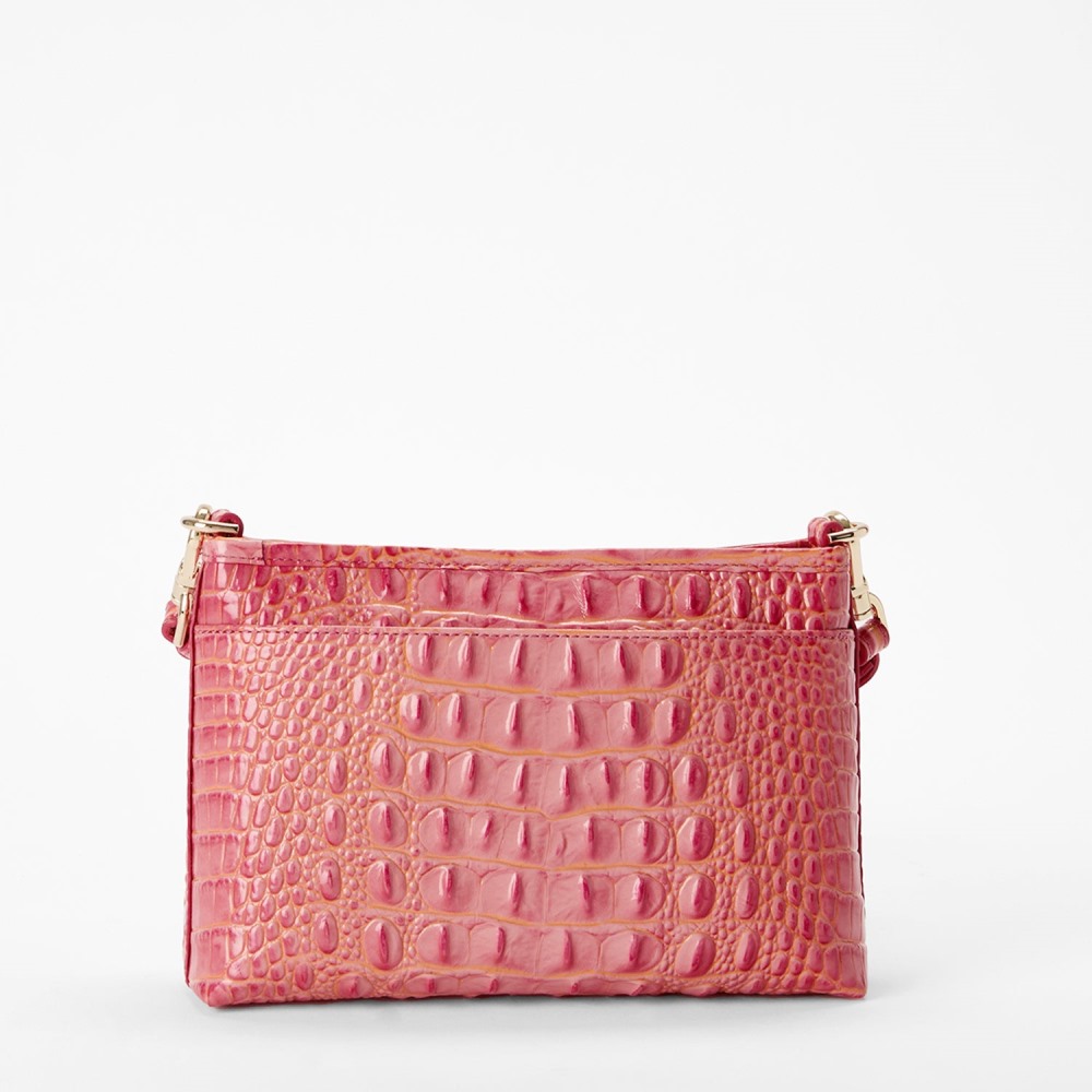 Brahmin Vida Leather Crossbody - Coral Snapdragon Melbourne