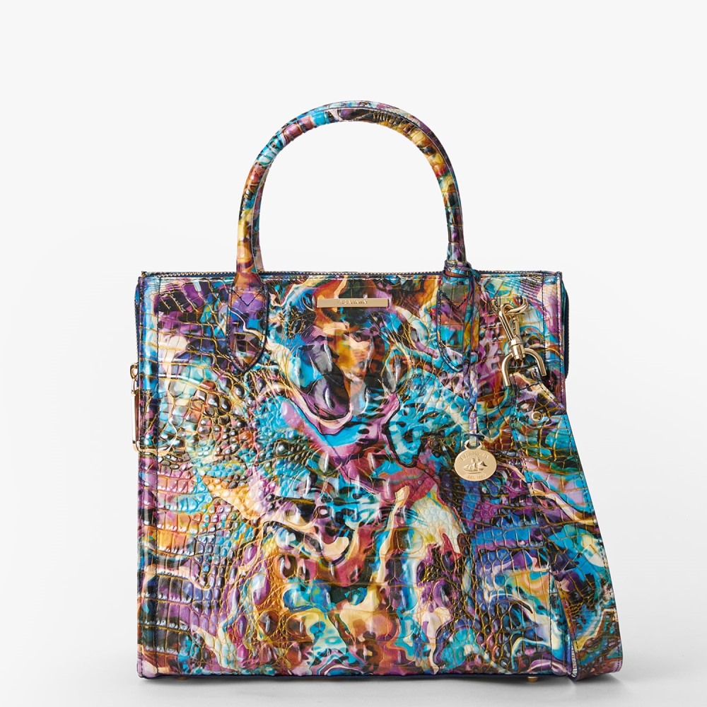 Brahmin Caroline Leather Satchel - Euphoria Melbourne