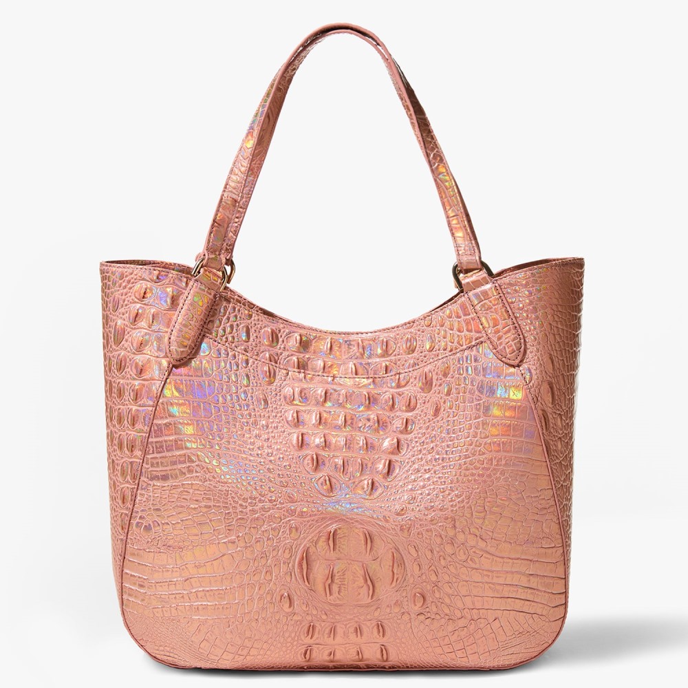 Brahmin Aliza Leather Tote - Rose Gold Melbourne