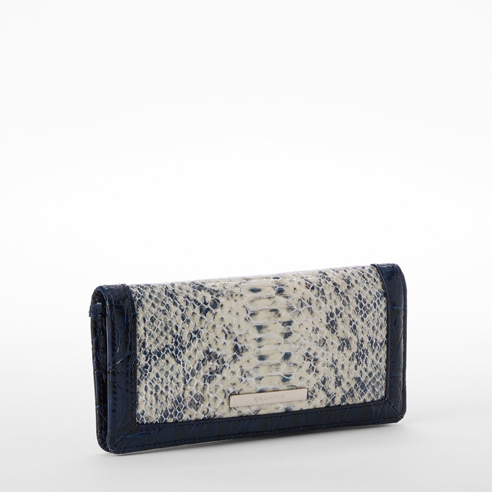 Brahmin Ady Leather Wallet - Anchor Cirrus