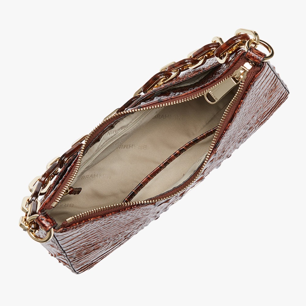 Brahmin Mod Esme Leather Shoulder Bag - Pecan Melbourne
