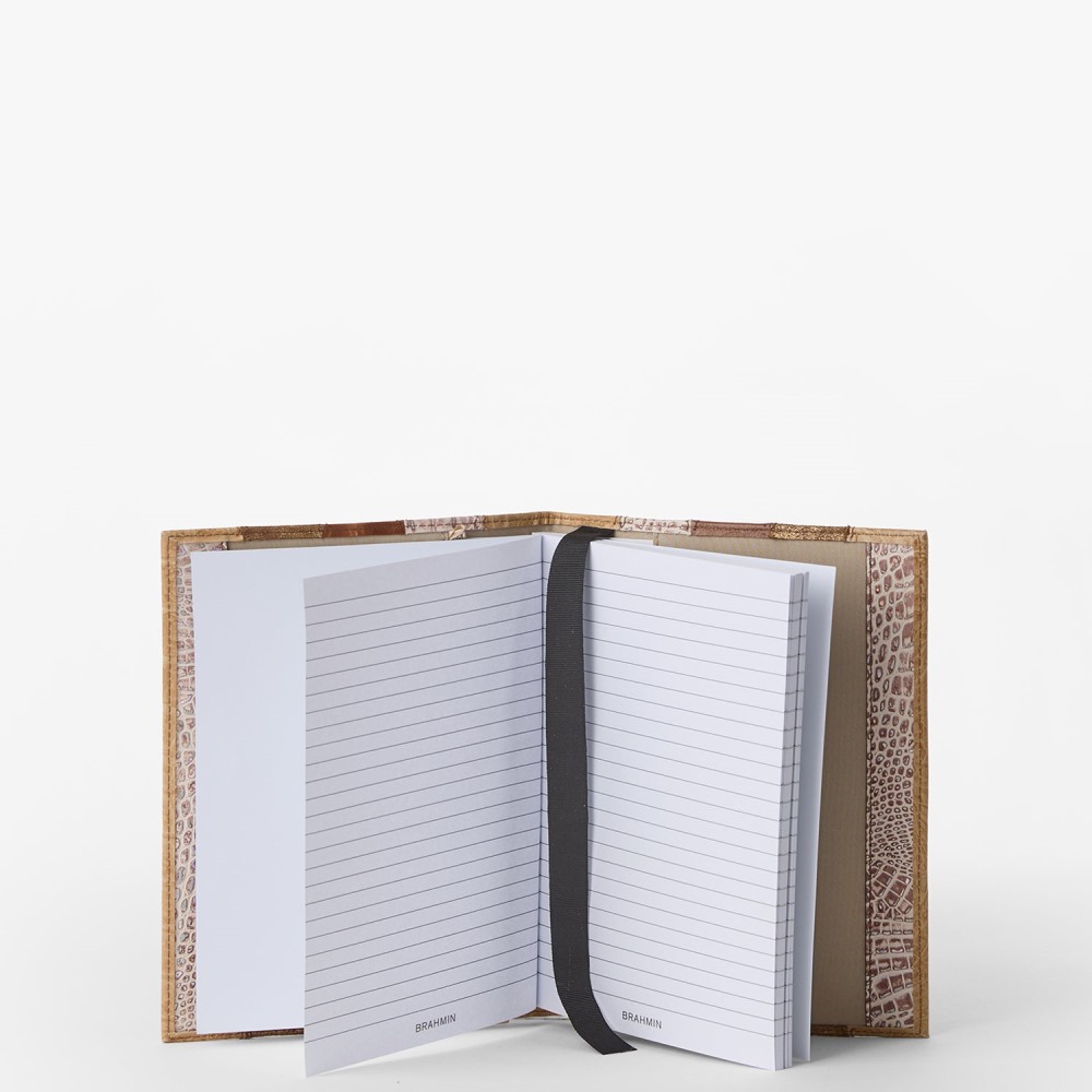 Brahmin Leather Journal - Natural Flashback