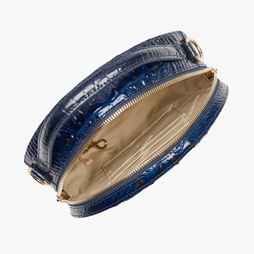 Brahmin Lane Leather Crossbody - Anchor