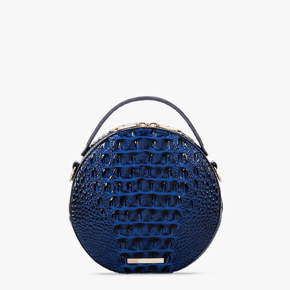Brahmin Lane Leather Crossbody - Anchor
