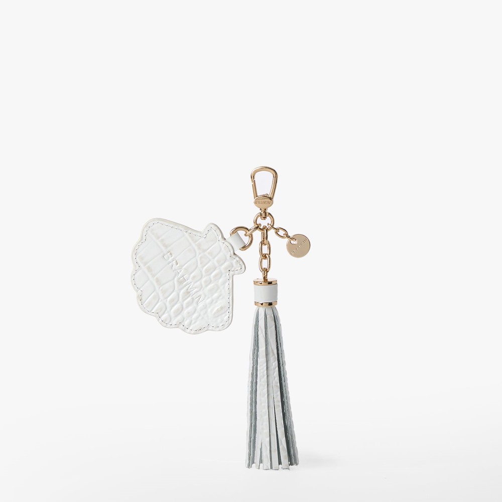 Brahmin Seashell Crystal Tassel - Sea Salt White Melbourne
