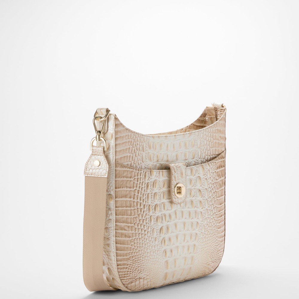 Brahmin Leia Leather Crossbody - Contour Melbourne