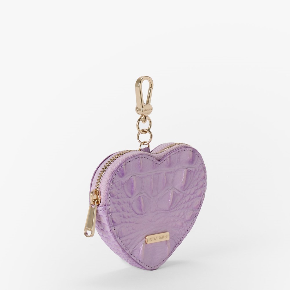 Brahmin Heart Pouch - Gentle Lavender Melbourne