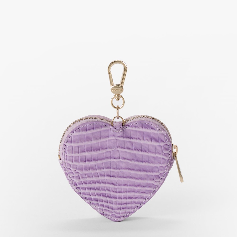 Brahmin Heart Pouch - Gentle Lavender Melbourne