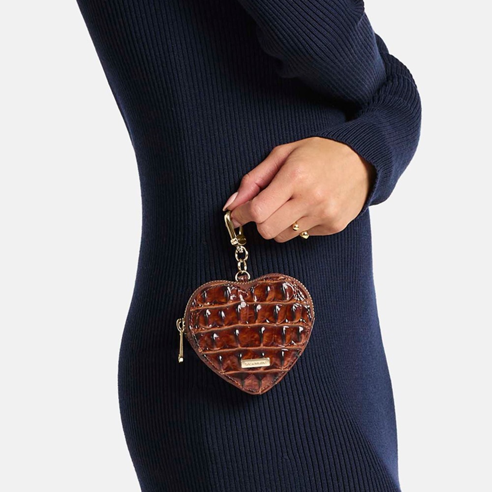 Brahmin Heart Pouch - Gentle Lavender Melbourne
