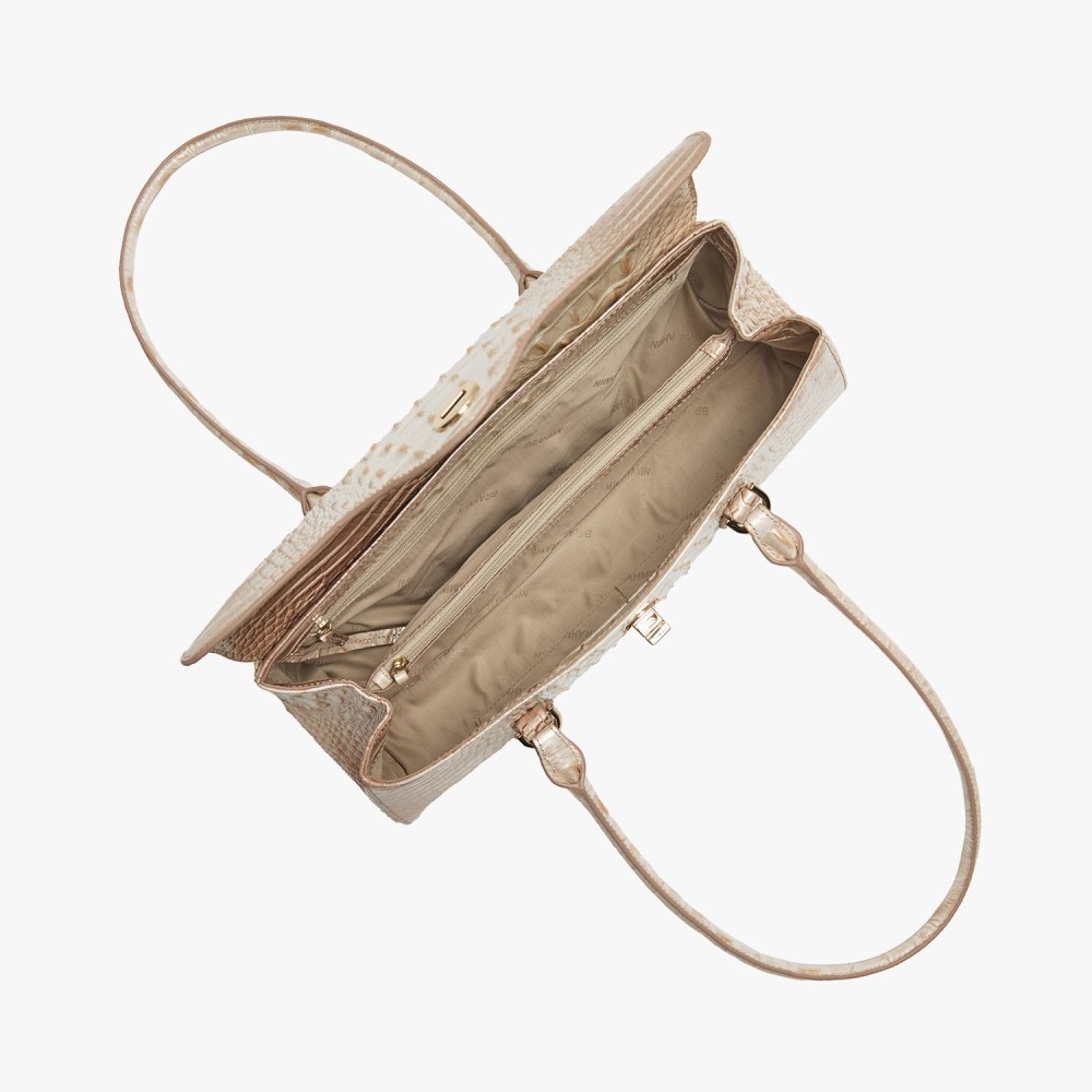 Brahmin Dayan Leather Satchel - Contour Melbourne