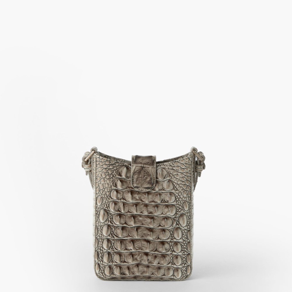 Brahmin Marley Leather Crossbody - Timeless Taupe Ombre Melbourne