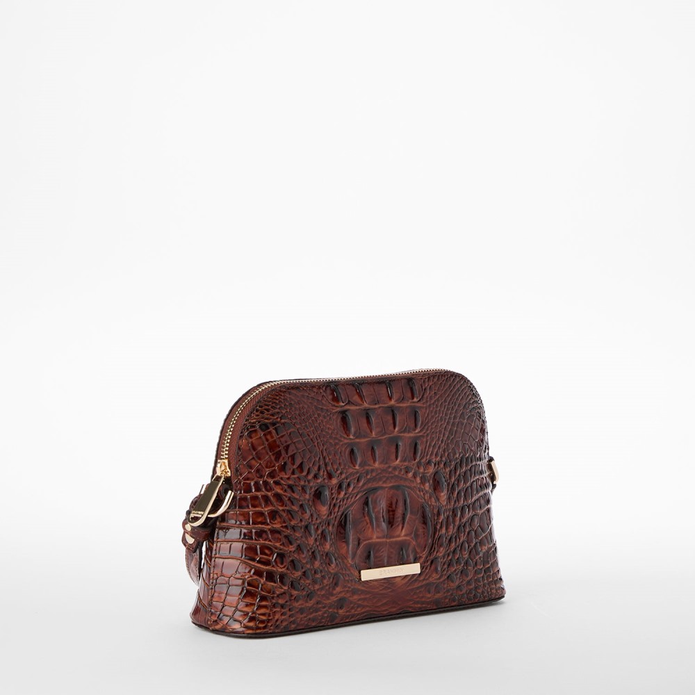 Brahmin Amal Crossbody - Pecan Melbourne