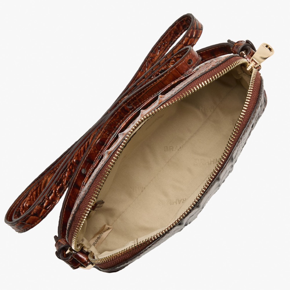 Brahmin Amal Crossbody - Pecan Melbourne