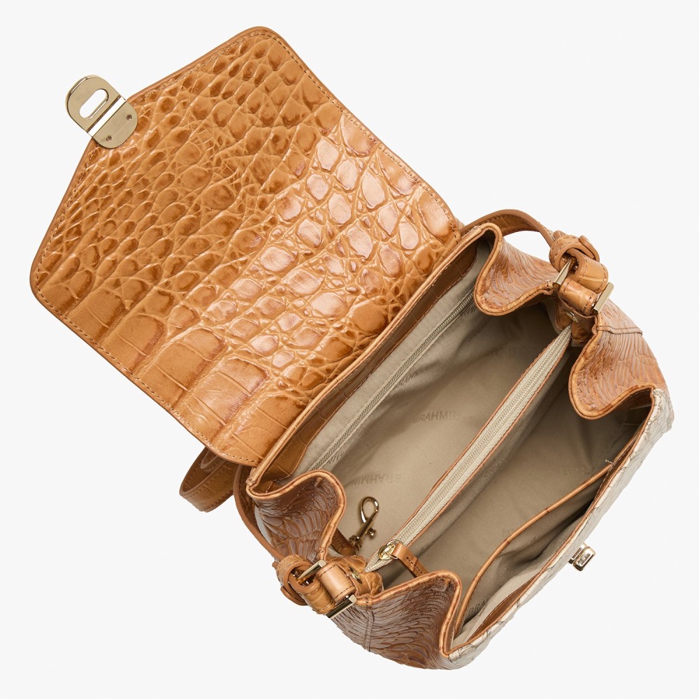 Brahmin Margo Leather Crossbody - Multi Castalia