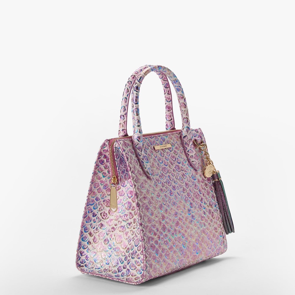 Brahmin Small Caroline - Purple Floralite