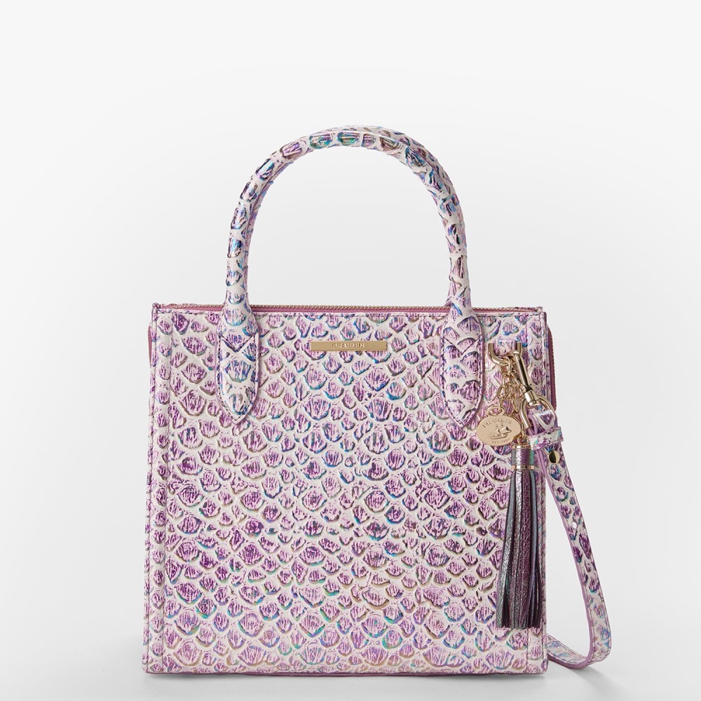 Brahmin Small Caroline - Purple Floralite