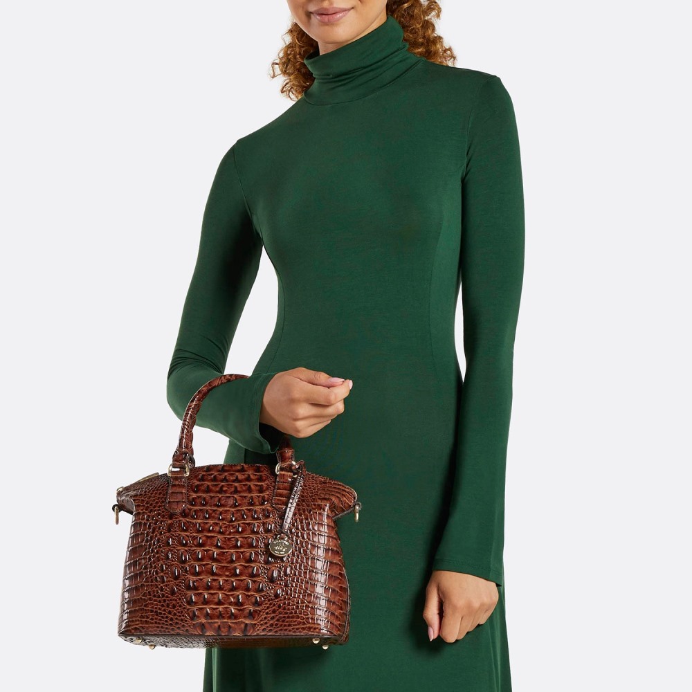 Brahmin Duxbury Leather Satchel - Embrace Dietrich