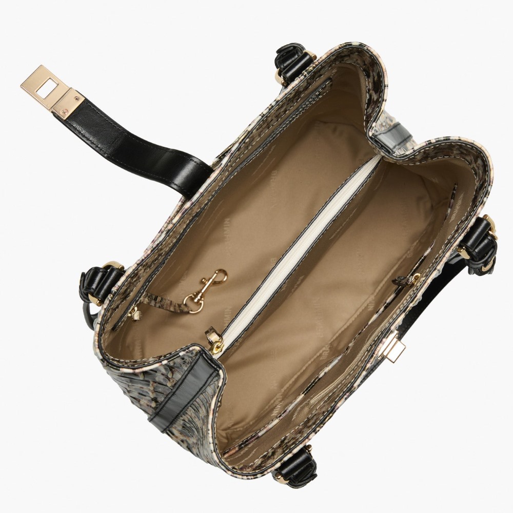 Brahmin Fiora Leather Bucket Bag - Multi Pellham