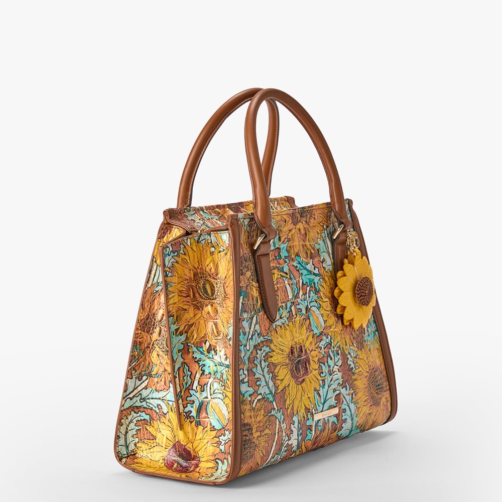 Brahmin Priscilla Satchel - Multi Sunbeam