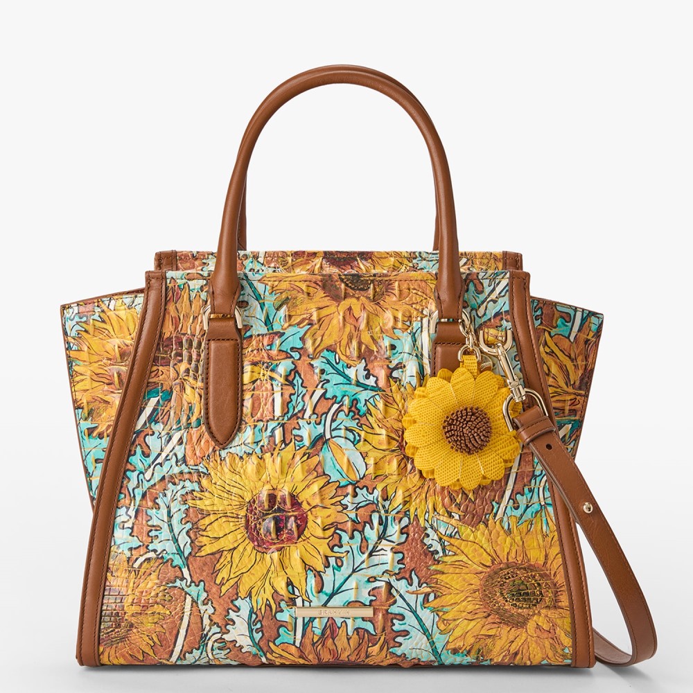 Brahmin Priscilla Satchel - Multi Sunbeam
