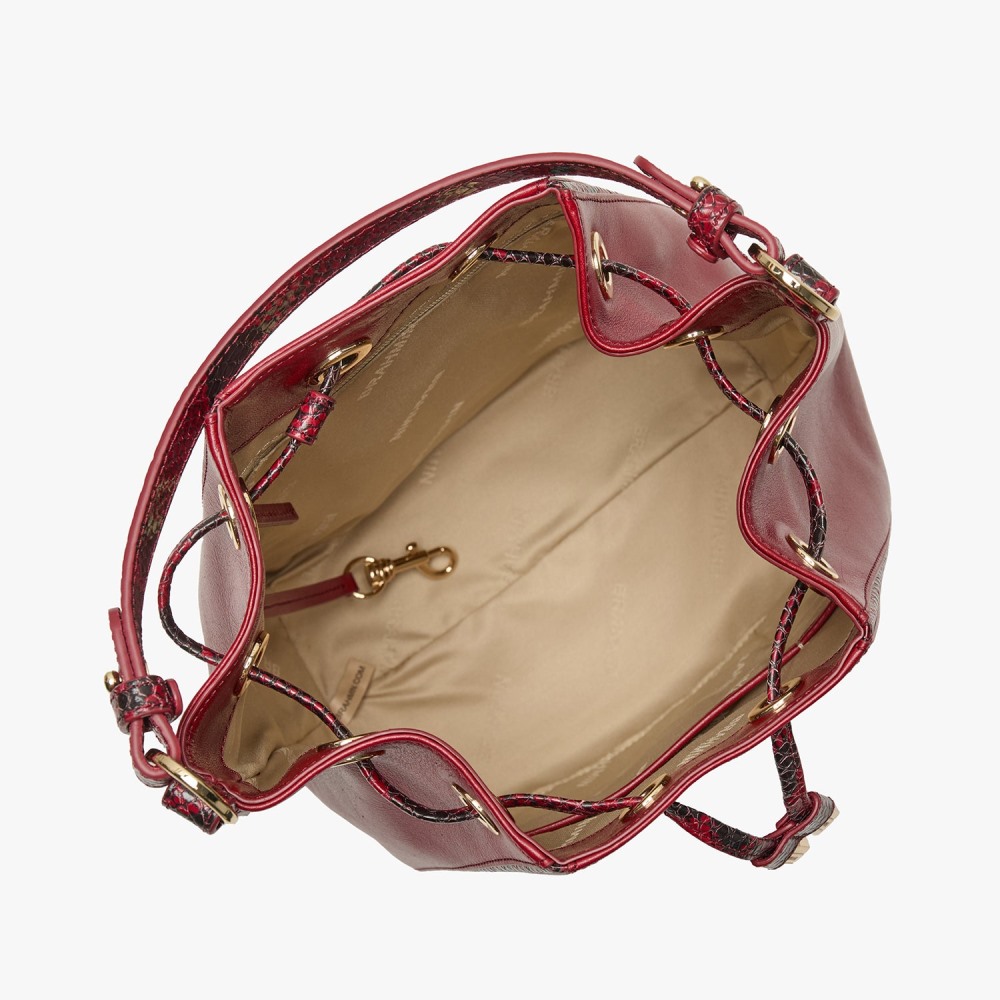 Brahmin Melinda Leather Bucket Bag - Embrace Dietrich