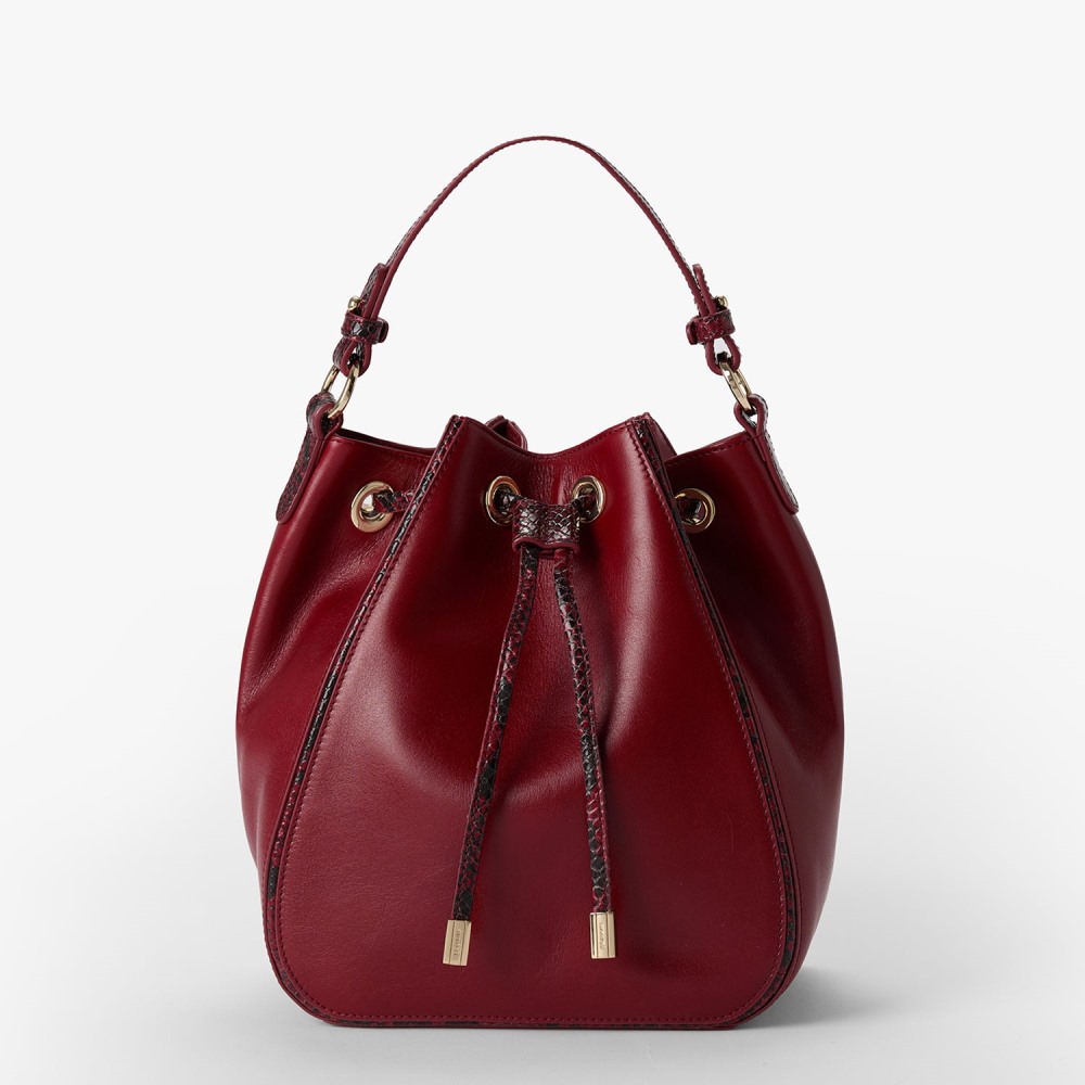 Brahmin Melinda Leather Bucket Bag - Embrace Dietrich