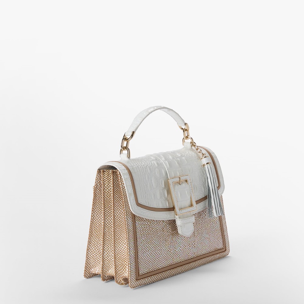 Brahmin Hallie - Sea Salt White Colada