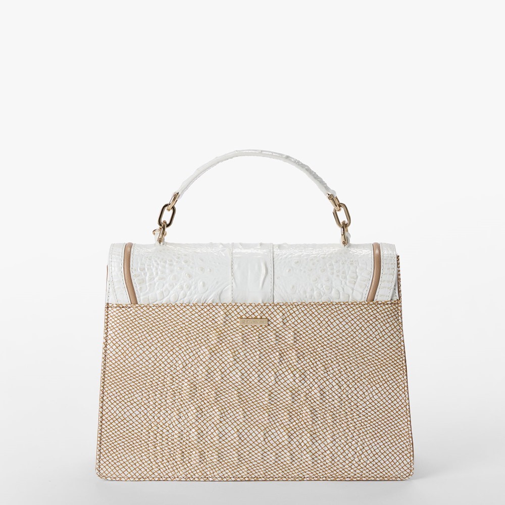 Brahmin Hallie - Sea Salt White Colada
