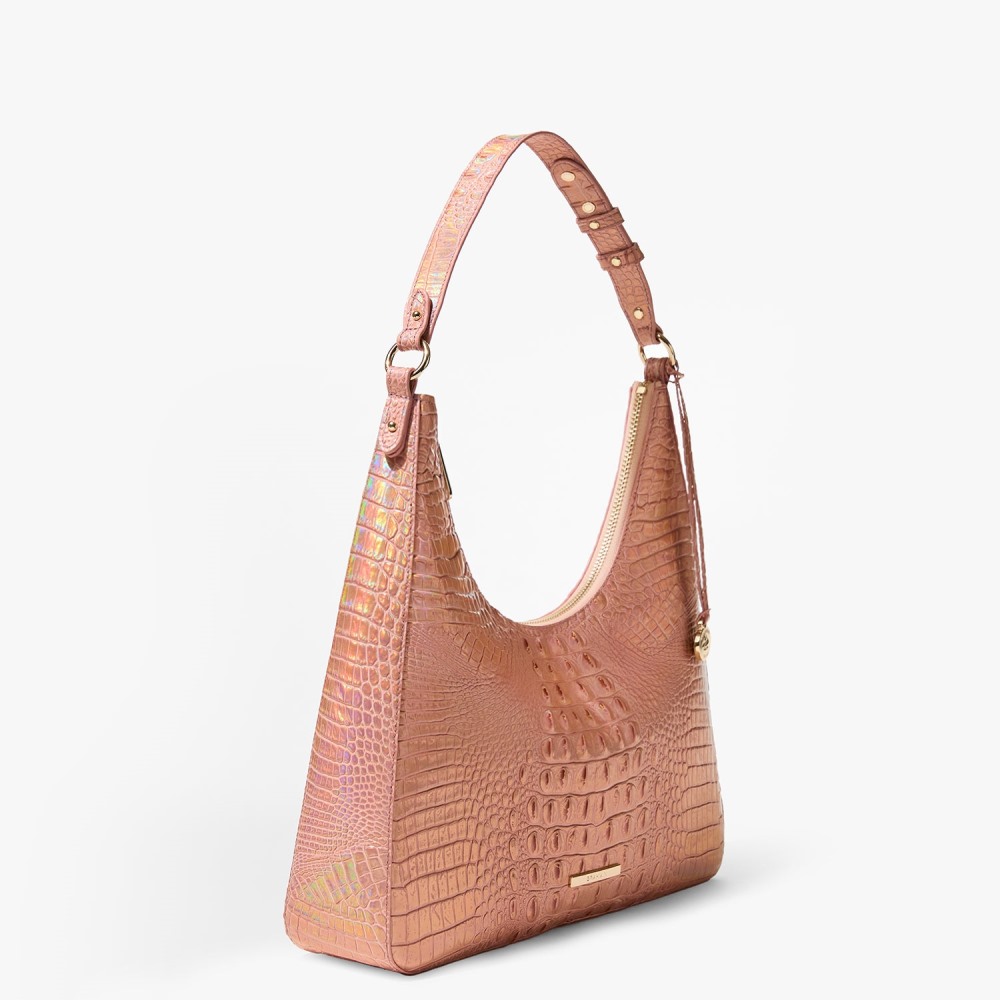 Brahmin Tabitha Leather Shoulder Bag - Rose Gold Melbourne