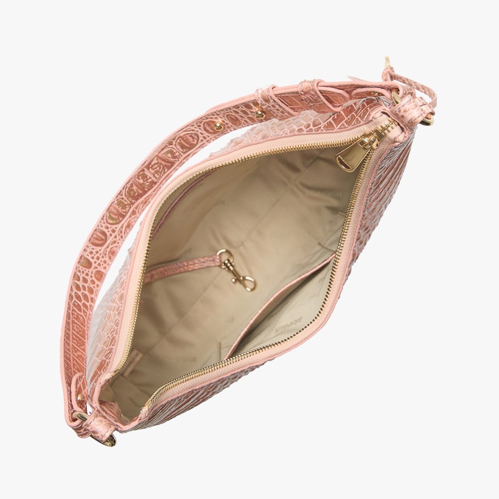 Brahmin Tabitha Leather Shoulder Bag - Rose Gold Melbourne
