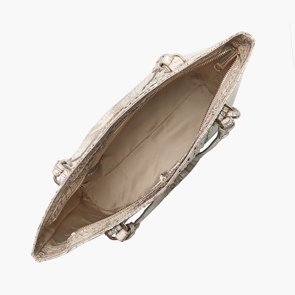 Brahmin Ezra Leather Tote - Timeless Taupe Ombre Melbourne